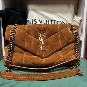 Yves Saint Laurent quilted puffer purse